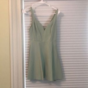 mint green dress